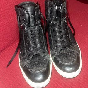 Bikkembergs lace high top sneakers